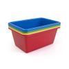 Humble Crew Toy Storage Bins for Kids, Set of 4, Primary Colors, Small - Sturdy, Colorful Plastic Storage Bins for Classroom, Playroom, Nursery, and More - Premium Toddlers Toy Organizer Bins view 3