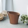 Umbra Skinny Sleek & Stylish Bathroom Trash Can, Small Garbage Can, Wastebasket for Narrow Spaces at Home or Office, 2 Gallon Capacity, Bronze view 4