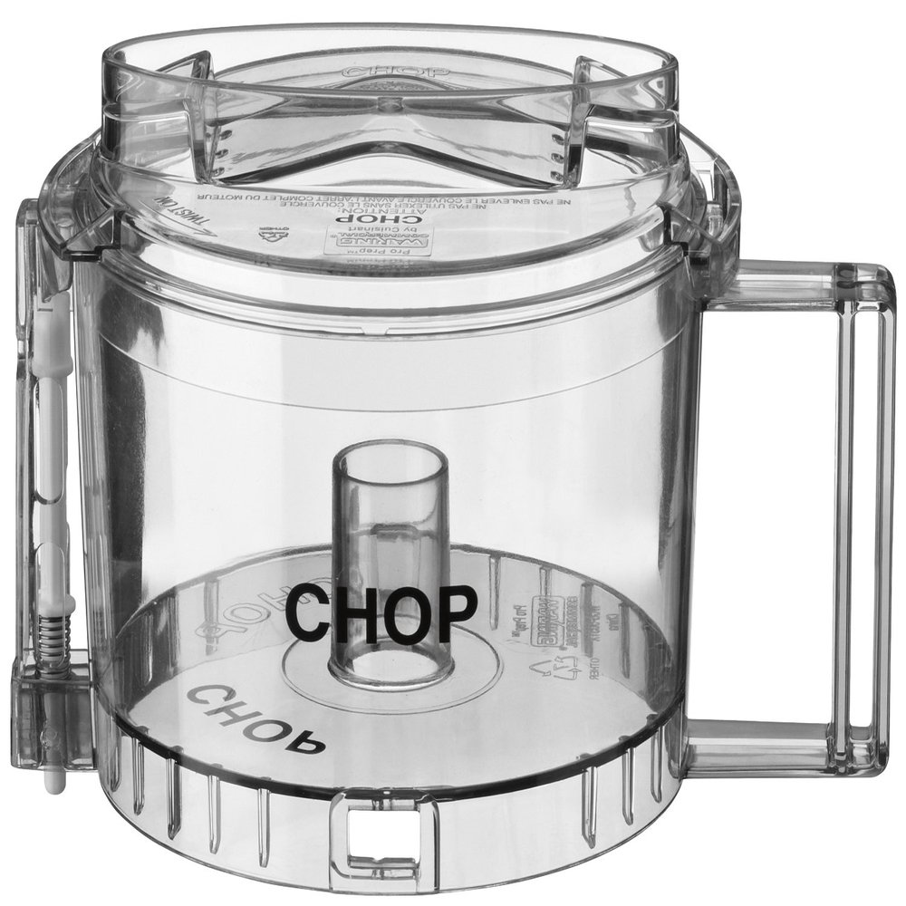 Waring Commercial Pro Prep Commercial Chopper Grinder Chopping Bowl and Cover, 3/4-Quart, Silver
