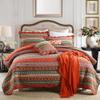 NEWLAKE Striped Classical Cotton Patchwork Bedspread Quilt Sets, Twin Size view 1