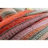 NEWLAKE Striped Classical Cotton Patchwork Bedspread Quilt Sets, Twin Size view 3