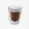 De'Longhi DeLonghi Double Walled Thermo Latte Glasses, Set of 2, 2 Count (Pack of 1), Clear, 330 milliliters view 4