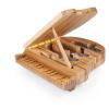 TOSCANA - a Picnic Time brand Piano Cheese Board & Knife Set, Novelty Charcuterie Board with Cheese Knife Set, Cheese Boards Charcuterie Boards, (Bamboo) view 1