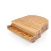 TOSCANA - a Picnic Time brand Piano Cheese Board & Knife Set, Novelty Charcuterie Board with Cheese Knife Set, Cheese Boards Charcuterie Boards, (Bamboo) view 4