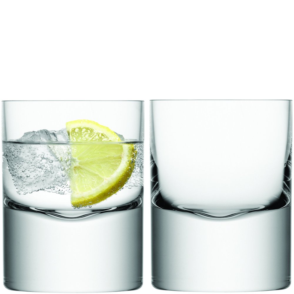 LSA BI06 Boris DOF Tumbler 8.4 fl oz/H4.25in Clear x 2