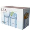 LSA BI06 Boris DOF Tumbler 8.4 fl oz/H4.25in Clear x 2 view 4