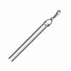Shade Doctor of Maine 36 inch Clear Acrylic Drapery Baton Wand with Stainless Steel Snap Hook view 1