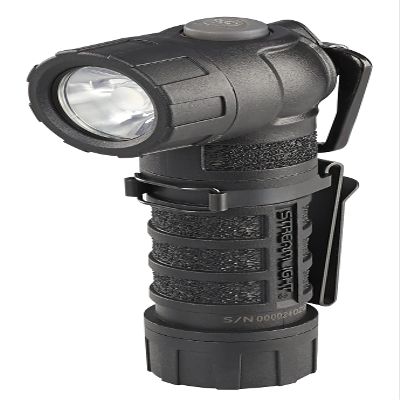 Streamlight 88830 PolyTac 90 500-Lumen 7000-Candela Right-Angle LED Flashlight with Non-Rechargeable Batteries, Easy-Open Box, Black