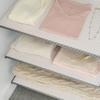 Con-Tact Brand Luxury Fabric Liners, Non-Adhesive Drawer and Shelf Liner, Multi-Functional Protective Liner, 18" x 4', Savoire Pale Gray, Pack of 1 Roll view 3