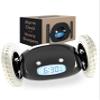 CLOCKY Alarm Clock on Wheels  Loud Rolling Alarm Clock for Heavy Sleepers | Runaway Clock That Jumps & Runs to Wake You Up | Funny Unique Gift for Adults, Teens & Kids Bedrooms (Black) view 1