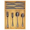 Totally Bamboo Flatware and Utensil Drawer Organizer view 1