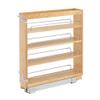 Rev-A-Shelf 5" Pullout Kitchen Cabinet Storage Organizer Slide Out Pantry Spice Rack with Adjustable Shelves for 5.5" W Cabinet Opening, 448-BC-5C view 1