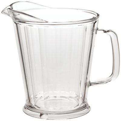 Cambro P64CW 64 oz Capacity, Camwear Clear Polycarbonate Tapered Pitcher