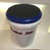 Orange/Black Diamond Padded Bucket Lid by Bucket Lidz view 3