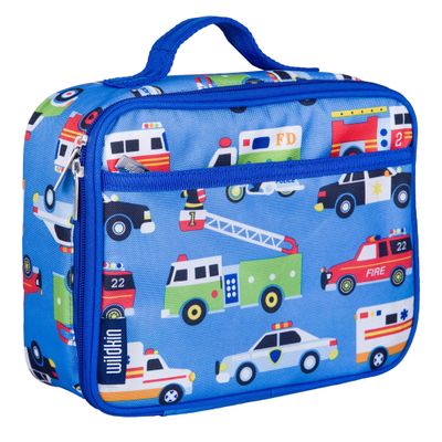 Wildkin Kids Insulated Lunch Box Durable and Reusable for School & Travel - Heroes