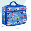 Wildkin Kids Insulated Lunch Box  Durable and Reusable for School & Travel - Heroes view 3