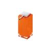 Gedy Rainbow Square Countertop Soap Dispenser, Orange view 1