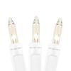 Novelty Lights 34 Feet 100 Bulb Incandescent Mini Light String, Clear with 4-Inch Spacing on White Wire, UL Listed Commercial Grade Indoor/Outdoor Mini Lights, Connectable End-to-End view 4