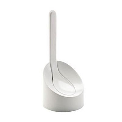 Gedy Gedy 2033-02 Cucciolo Brush Holder, 0.55" L x 5.9" W, White