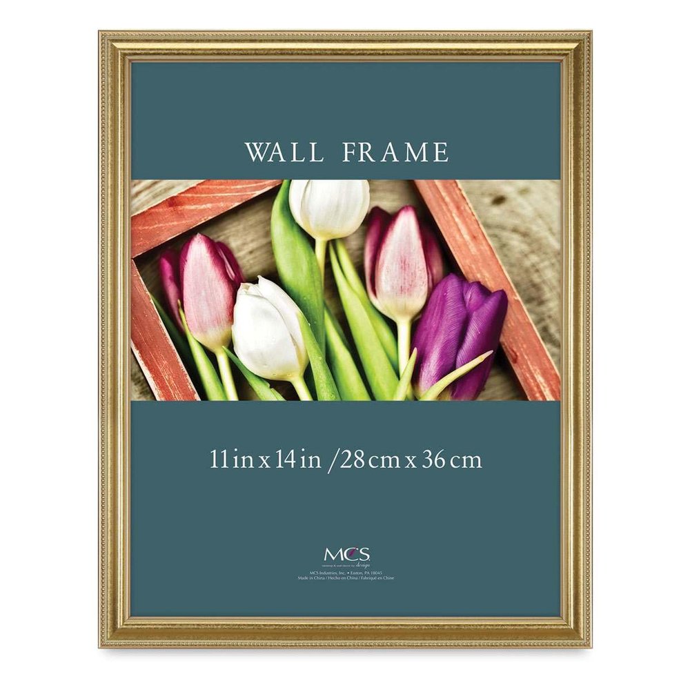 MCS Renaissance 11x14 Inch Wood Frame, Gold (59504)