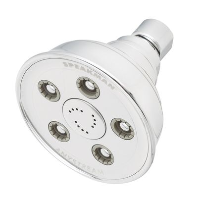 Speakman, Polished Chrome S-3014-E2 Caspian Anystream Multi-Function Shower Head, 2.0 GPM