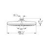 Grohe 26410000 26410 Tempesta 210 Showerhead view 2