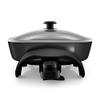 BLACK+DECKER Electric Skillet, Variable Temperature Control, Nonstick Cooking Surface, Dishwasher Safe, Tempered Glass Lid, 12"x15" view 3