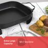 BLACK+DECKER Electric Skillet, Variable Temperature Control, Nonstick Cooking Surface, Dishwasher Safe, Tempered Glass Lid, 12"x15" view 4