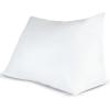 Wedge Pillow  Down Alternate Back Pillow with Removable Cover for Easy Cleaning  for Reading, Acid Reflux, and More by Lavish Home (White) view 1