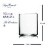 Luigi Bormioli Top Class 12.25 oz Double Old Fashioned Glasses - Set of 6 Elegant Italian-Made Drinkware with Simple Lines Durable Glassware for Whiskey Cocktails, Water, Juice - Great for Gifting view 2