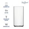 Luigi Bormioli Top Class 11.75 oz Highball Glasses, Set of 6 - Italian Tall Drinking Glasses for Cocktails, Water, Juice - Durable Lead-Free Crystal Drinkware with Reinforced Rims, Modern Glassware view 4