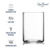 Luigi Bormioli Top Class 15.25 oz All Purpose Glasses - Set of 6 Durable Lead-Free Crystal Drinkware with Reinforced Rims & Minimalist Design - Elegant Glassware for Home or Bar Use view 3
