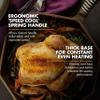 FINEX 12" Cast Iron Skillet, Modern Heirloom, Handcrafted in The USA, Pre-Seasoned with Organic Flaxseed Oil view 3