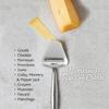 Boska Stainless Steel Cheese Slicer - Copenhagen For All Types of Cheese - Multi-Functional Cheese Slicer - Handheld Slicer - Silver Non-Stick - Dishwasher Safe - For Kitchen Cooking view 3