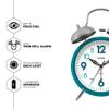 Sharp SPC851 Twin Bell Alarm Clock, Teal view 4