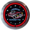 Corvette C1 Neon Clock view 1