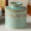 Butter Bell - The Original Butter Bell crock by L Tremain, a Countertop French Ceramic Butter Dish Keeper for Spreadable Butter, Antique Collection, Sea Spray view 4