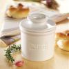 Butter Bell - The Original Butter Bell crock by L Tremain, a Countertop French Ceramic Butter Dish Keeper for Spreadable Butter, Caf Matte & Retro Collection (BBCCWHT) view 2