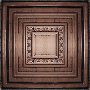 Antyx Antique Copper Black (24x24 PVC) Ceiling Tile