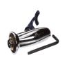 T&S Brass B-1200 Glass Filler, Wall Mount, 3/8-Inch Npt Female Inlet, Adjustable Flange, Chrome view 4
