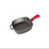 Lodge Silicone Hot Handle Holder - Dishwasher Safe Hot Handle Holder Designed for Lodge Cast Iron Skillets 9 Inches+ w/Keyhole Handle - Reusable Heat Protection Up to 500 - Red view 4