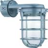 Lithonia Lighting Jelly Jar Light Fixture, Incandescent Utility Vapor Tight Wall Lamp, Industrial Style Wall Light for Indoor and Outdoor Use, 150W, 120V, Includes Junction Box, Grey (VW150I M12) view 1
