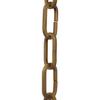 RCH Hardware CH-I-49M-AB Iron Chandelier Chain, Antique Brass (1 Foot) view 2