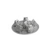 Nordic Ware Cozy Village Gingerbread House, 6 Cups, Silver view 1