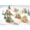 Nordic Ware Cozy Village Gingerbread House, 6 Cups, Silver view 2