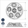 Nordic Ware Cozy Village Gingerbread House, 6 Cups, Silver view 3