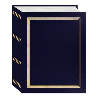 Mini-Max Photo 100 Pocket 4x6 Photo Album, Navy Blue