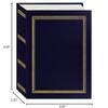 Mini-Max Photo 100 Pocket 4x6 Photo Album, Navy Blue view 3