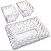 Fifth Avenue Crystal Muirfield Faceted Crystal 3-Piece Serving Set view 1