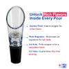 TenTen Labs Premium Wine Aerator Pourer Spout (2-Pack)  Rich Bubbles for Improved Flavor & Aroma  Wine Accessories for Wine Lovers with No-Drip Design  Perfect Gifts for Women and Men  Black view 3